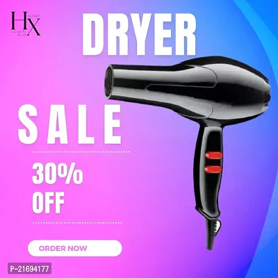 HIGHEX Blooming Air Foldable 1800 Watts Hair Dryer With Heat  Cool Setting And Detachable Nozzle Hair Dryer,Baal Sukhna Vala Machine,With assorted Red and Black..