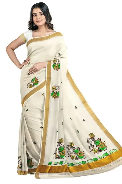 Classic Saree with Blouse piece for women