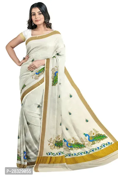 Classic Cotton Saree with Blouse piece for women