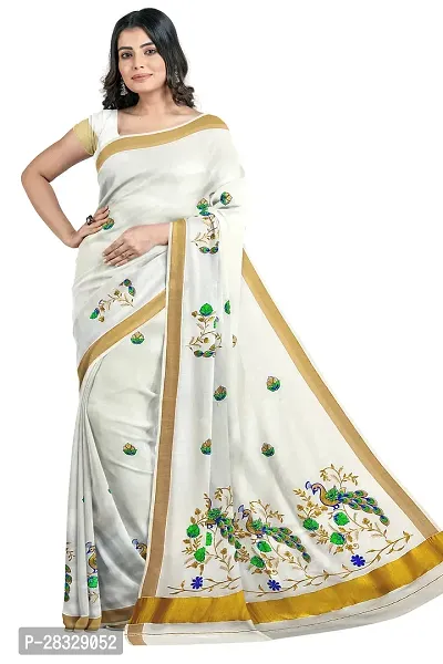 Classic Cotton Saree with Blouse piece for women