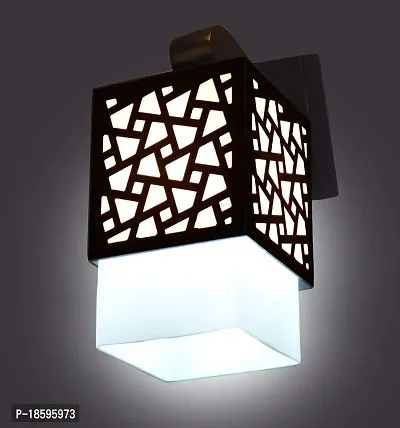 G Gojeeva Wooden Modern Design Wall Lamp Wall Light Suitable for Living Room,Foyer,Bedroom,Hallway (Pack of 1)-thumb0