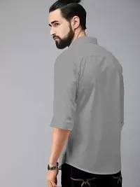 Classic Solid Casual Shirts for Men-thumb2