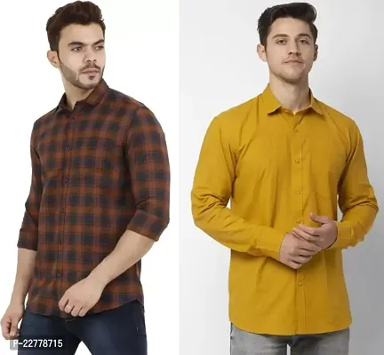 Combo of casual  Shirts for Men-thumb0