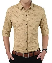 Combo of cream and white dotted Casual Shirt By Star Enterprises-thumb1