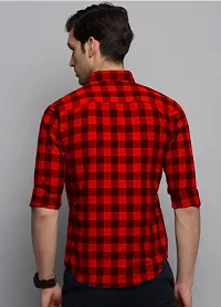 Trendy Checks Cotton Shirt for Men-thumb3
