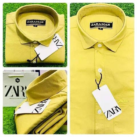 Premium Quality Branded Solid Shirt For Men At Lowest Price