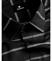 Black Printed Shirt for Men-thumb2