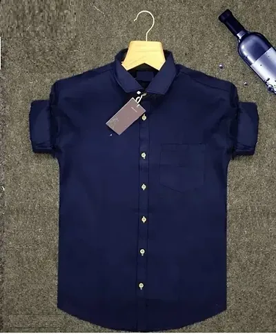 Classic Solid Casual Shirts for Men