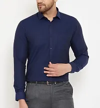 Classic Cotton Solid Casual Shirts for Men, Pack of 2-thumb1