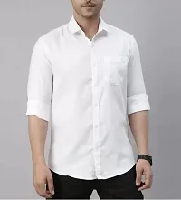 Classic Cotton Solid Casual Shirts for Men, Pack of 4-thumb4