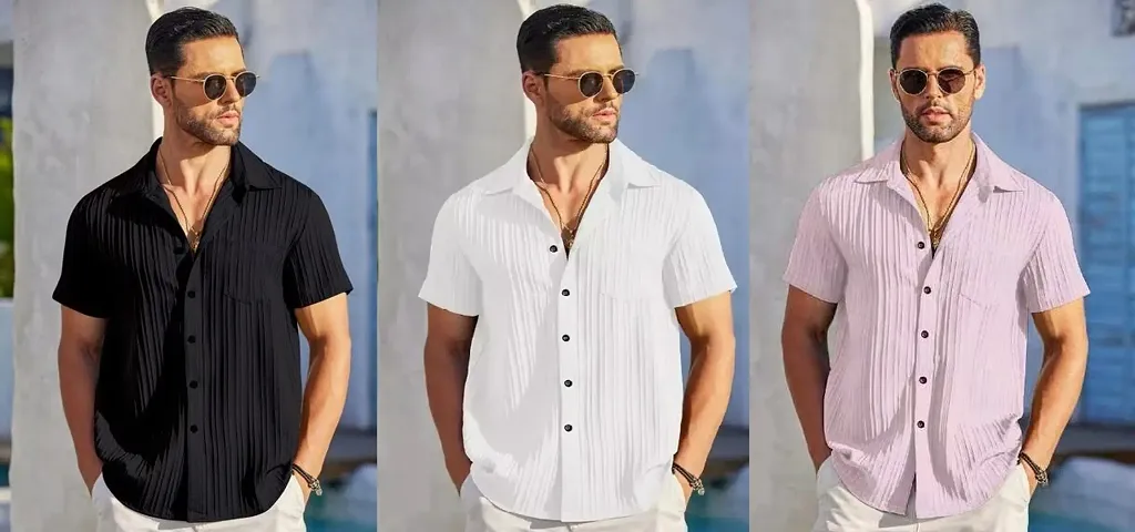 Must Have Cotton Blend Short Sleeves Casual Shirt 