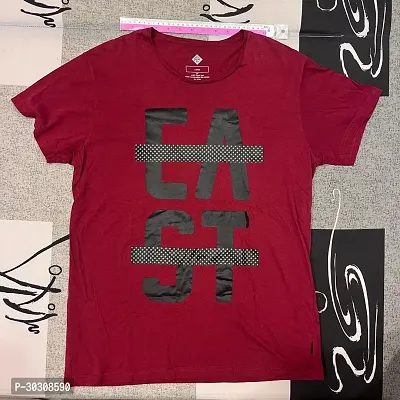 Casual Cotton Blend Printed T-shirts For Men