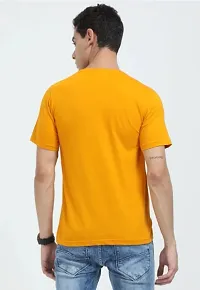 Casual Cotton Blend Printed T-shirts For Men-thumb2