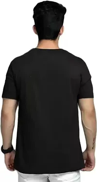 Casual Cotton Blend Printed T-shirts For Men-thumb1