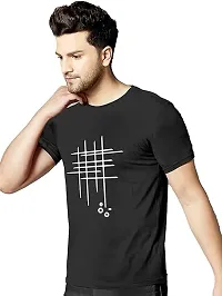 Casual Cotton Blend Printed T-shirts For Men-thumb1