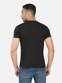 Casual Cotton Blend Printed T-shirts For Men-thumb3