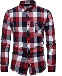 Trendy Full Sleeves Check Shirt For Men Pack Of 2-thumb1