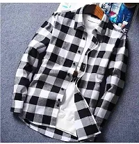 Trendy Full Sleeves Check Shirt For Men Pack Of 2-thumb1