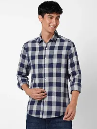 Trendy Full Sleeves Check Shirt For Men Pack Of 2-thumb3