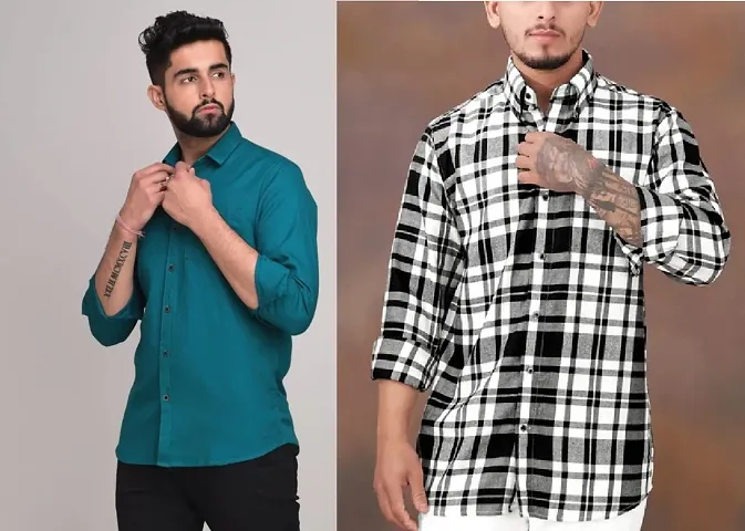 New Launched Cotton Long Sleeves Casual Shirt 