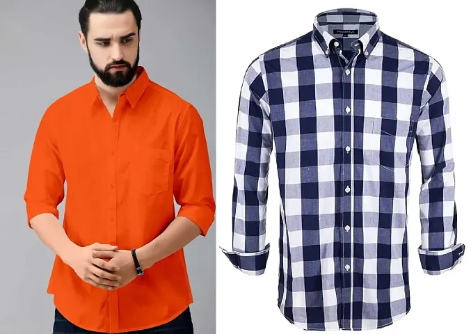 New Launched Cotton Long Sleeves Casual Shirt 