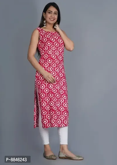 Gorgeous Like You Rayon Sleeveless Kurta-thumb0