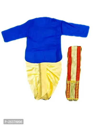 Mohini Collection Cotton Casual Embroidered Kurta Dhoti set with dupatta for Boys-thumb2
