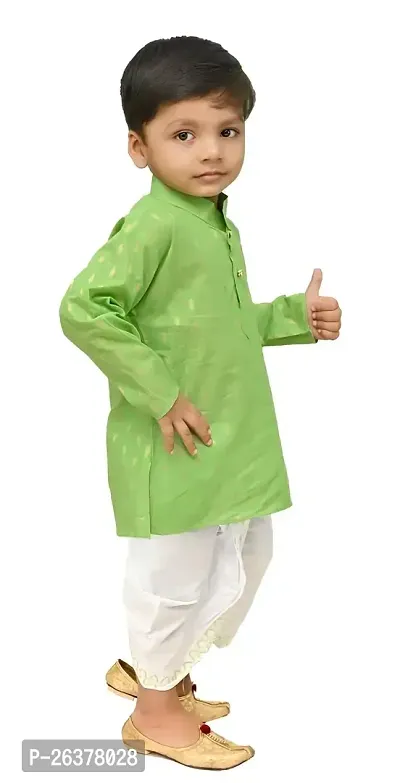 Mohini Collection Cotton Blend Printed Traditional Kurta and Dhoti Set for Boys-thumb5