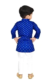 Mohini Collection Cotton Casual Solid Kurta Pyajama Set for Boys-thumb1