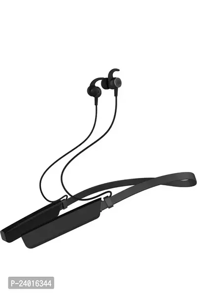 Stylish Rocker in Ear Bluetooth Neckband with Mic Smart Magnetic Buds Fast Charge Upto 25 Hours Playback