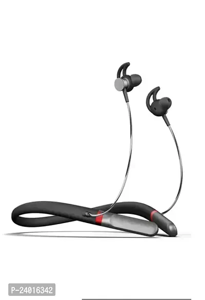 Stylish Rocker in Ear Bluetooth Neckband with Mic Smart Magnetic Buds Fast Charge Upto 25 Hours Playback-thumb0