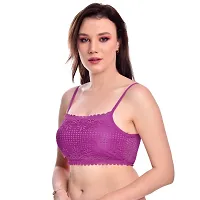 Trendy Net Padded Full Coverage Bra for Womens-thumb3