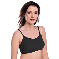 Stylish Back Lycra Plain Padded Full Coverage Bra for Girls  Womens-thumb3