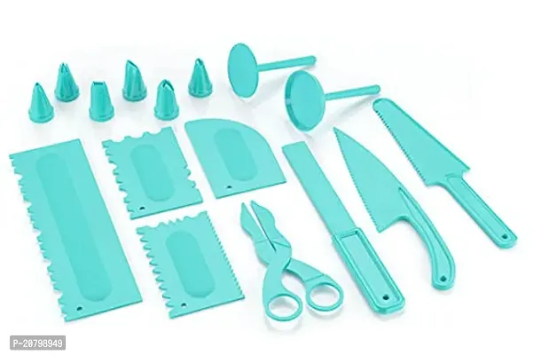 16 Pcs Tool Set for Cake Decoration with stand/Spatula Brush/8 pcs Measuring  Spoons Set-thumb5