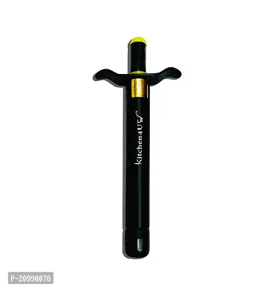 Rich Look Easy Grip Regular Black Gas Lighter with Heavy Metal(1 pc)
