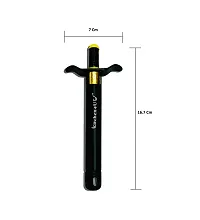 Easy Grip Regular Black Gas Lighter Heavy Metal with Plastic handle stainless steel blade Knife (pack of 2)-thumb1