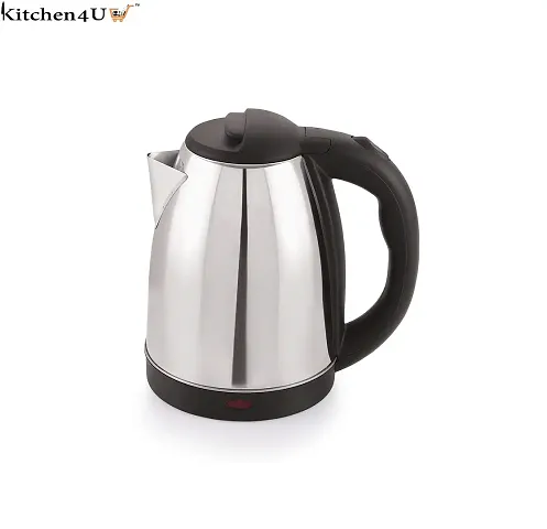 Stainless Steel Electric Kettle Multipurpose Extra Large Kettle Electric with Handle Hot Water Tea Coffee Maker Water Boiler, Boiling Milk (Black) (1.8 Liter)