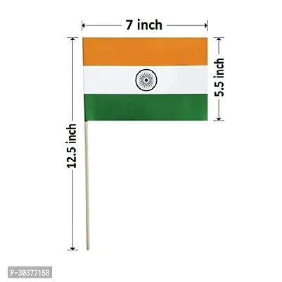 Combo of Tiranga Wrist Band, Flags and Round Pin Badge for Independence Day - Pack of 6-thumb5