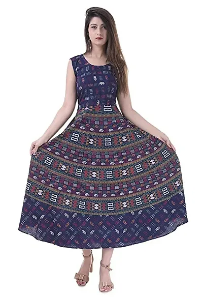 Flared Rayon Kurta For Women