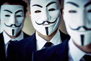 Comic Fawkes Mask Anonymous Vip Edition Face Mask-thumb1