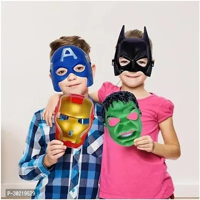 Marvel Character Face Mask For Kids Pack Of 4-thumb4