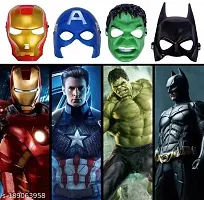 Marvel Character Face Mask For Kids Pack Of 4-thumb2