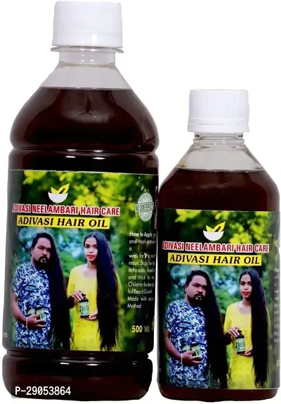 Adivasi Hair Fall Control Hair Oil Men And Women Pack Of 2-thumb0