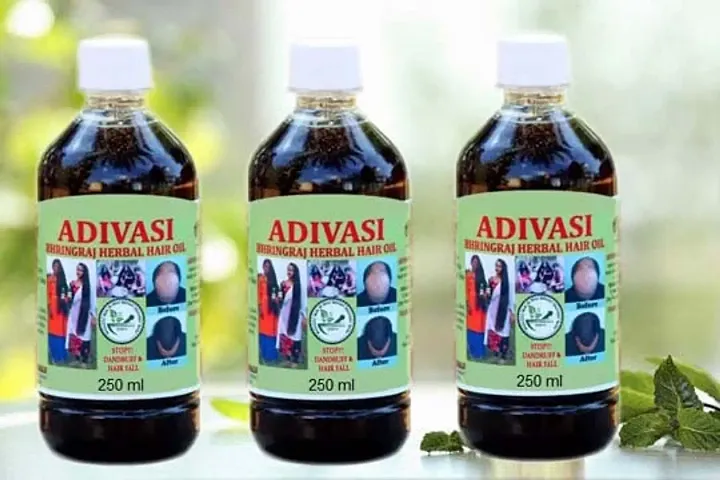 Adivasi Hair Fall Control Hair Oil Men And Women Pack Of 3