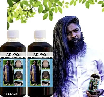 Adivasi Hair Fall Control Hair Oil Men And Women Pack Of 2