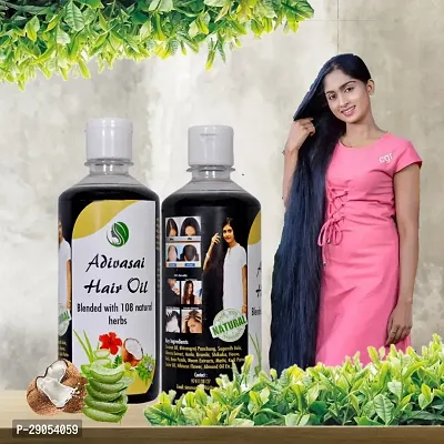 Adivasi Hair Fall Control Hair Oil Men And Women Pack Of 2