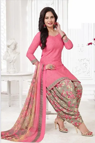 Stylish Art Silk Unstitched Salwar Suit Material