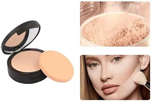 Face Powder Compact 6g, Compressed Moisture Face Powder Beige (pack of 1)-thumb2