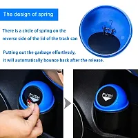 car mini trash bin (dustbin) black and blue color-thumb3