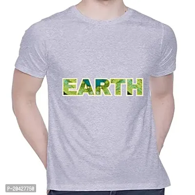 Miami Printed T-Shirt for Unisex Earth Tshirt Casual Half Sleeve Round Neck Cotton T-Shirt-thumb0